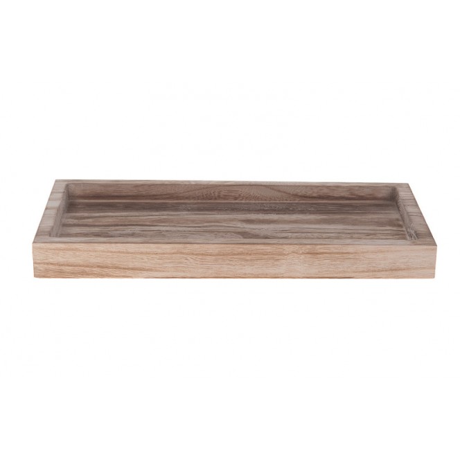 Vassoio rettangolare legno — Cesti